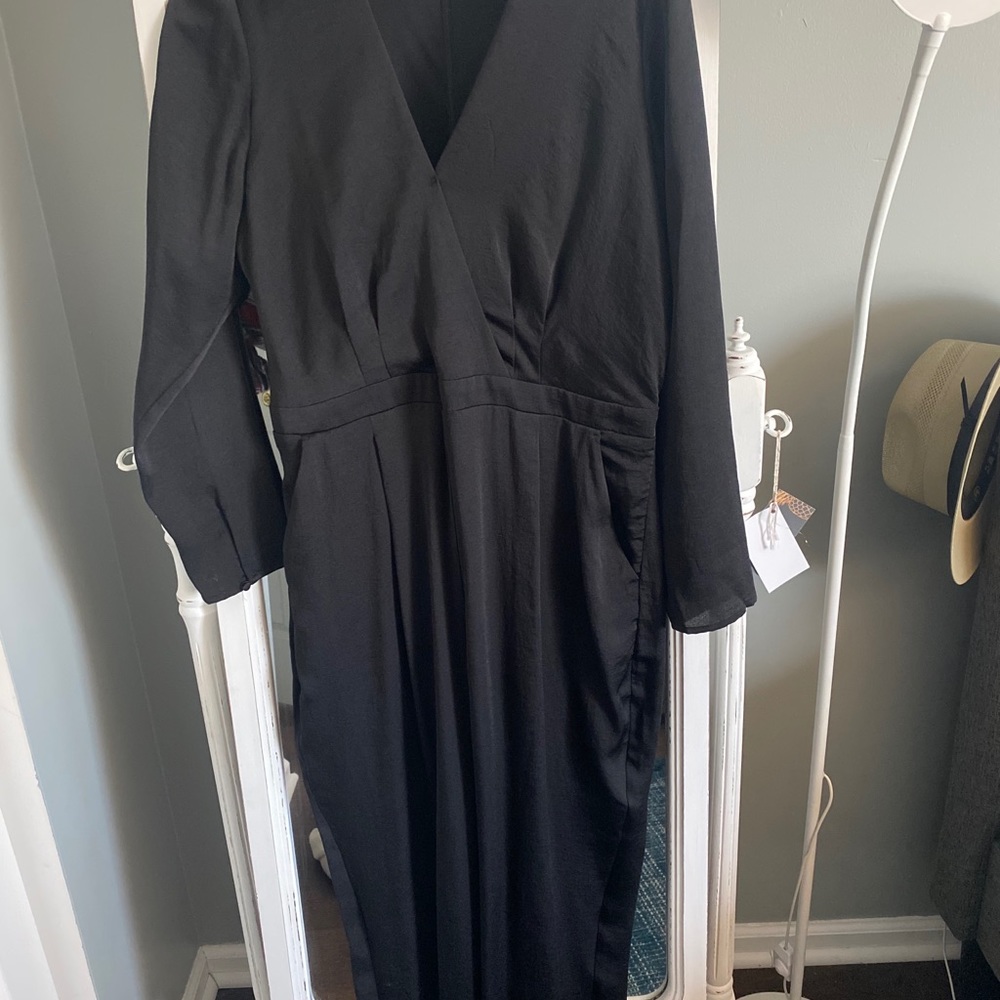 Long sleeve romper.